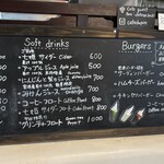 カフェ・ドゥ・パン - メニューの黒板