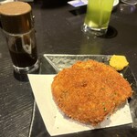港まち岡むらいきち - 黒はんぺんフライ