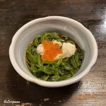 外小路 左近 - 和布蕪に長芋の叩きといくら