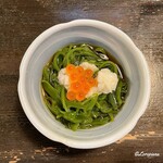 外小路 左近 - 和布蕪に長芋の叩きといくら