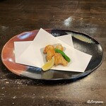 外小路 左近 - 活蛸の唐揚げ