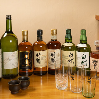 料理とも合う日本酒は、希少な銘柄も含め15種類ほどの品揃え