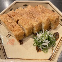 栃尾油揚げ  葱じゃこ