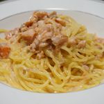 IL PONTILE - テイクアウト　自家製パスタ＆スモークサーモンクリームソース