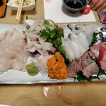 永谷 - 刺身盛り合わせ