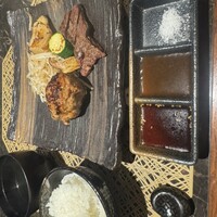 鉄板焼き 太縁 - 