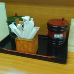 天丼 平右衛門 - 卓上