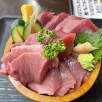 宅配弁当・食堂 たばご屋 - まぐろ丼　アップ
