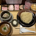 中華蕎麦 とみ田 - つけめん中、特選全部乗せ　味玉