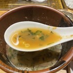 中華蕎麦 とみ田 - スープ割りスープリフトアップ！