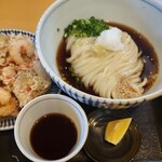 うどん屋 しろ - かき揚げ　ぶっかけ