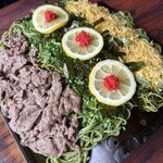 瓦そば 田舎 - 料理写真: