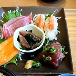 夢庵 - 刺身　アップ