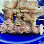 戦国焼鳥 家康 - 豚バラ、牛バラ、鳥身