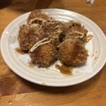 梅佶 - 魚のコロッケ　たこ焼き風ですね