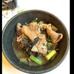 郷土料理ともん - 【【コース】】山菜入りもつ煮込み　　byまみこまみこ