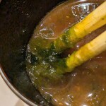 馬車道 大かわ - 赤出汁