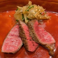 馬車道 大かわ - 岩手　短角牛　独活　山椒