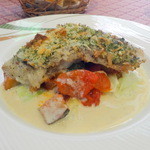 真鯛の香草パン粉焼き