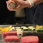 鉄板焼 grow 立川店 - 最高級Ａ5黒毛和牛ステーキと焼き野菜