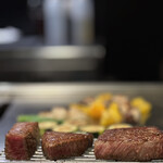 鉄板焼 grow - 最高級Ａ5黒毛和牛ステーキと焼き野菜