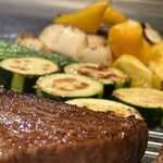 鉄板焼 grow - 最高級Ａ5黒毛和牛ステーキと焼き野菜