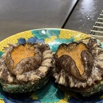 鉄板焼 grow - 活アワビの鉄板焼き