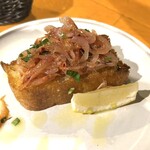 ピッツェリア メリプリンチペッサ - 桜エビのブルスケッタ