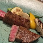 鉄板焼 grow - 最高級Ａ5黒毛和牛ステーキと焼き野菜