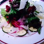 びすとろ とや - 生ズッキーニとペコリーノチーズのサラダ