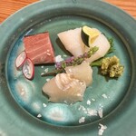 うつけ - お刺身三種盛り