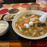 中華菜館しま - Aセットしま麺
