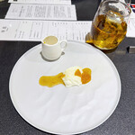 Japanese Soba Noodles 蔦 - デザートのパンナコッタ