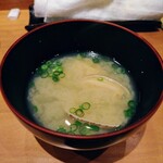 鮨 久保田 - 味噌汁