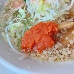 幸楽苑 - ニンニク投下