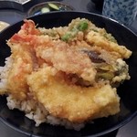 金扇 - 天丼、アップ