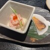 くいもの屋わん - 料理写真:カニとホタテ、へしこ