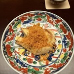 徳ㇵ本也 - 筍天ぷら、カラスミ