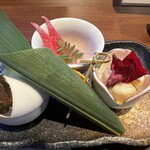 御やど しきしま荘 - 香の物、自家製三点盛り