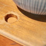 Torisoba Oota - おぼんにはレンゲがフィットしやすい穴が。'14 7月下旬