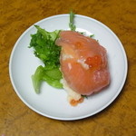 柿安ダイニング - サーモンと明太ぽてと７のクリーミーサラダ　100g 440Yen