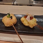 お出汁で食べる串かつと釜めしの専門店 ぎん庵 - 