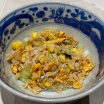 田中圭英 - ズッキーニと玉蜀黍のXO醬炒飯