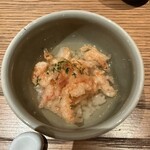 菊鮨 - 桜エビ茶碗蒸し