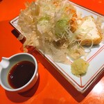 上野藪そば - 厚揚げ