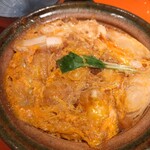 上野藪そば - 海老天ぷらの玉子とじ