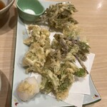 すし処あさまる - 春野菜の天ぷら