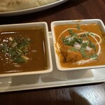 RAJ - マトンカレー　バターチキンカレー