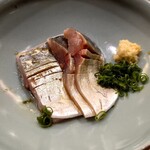 鮨 なんば - 鯵の刺身