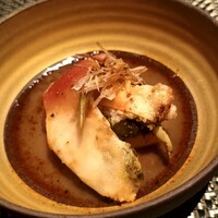 chinois 蓮歩 - ホッキ貝 辣豆腐